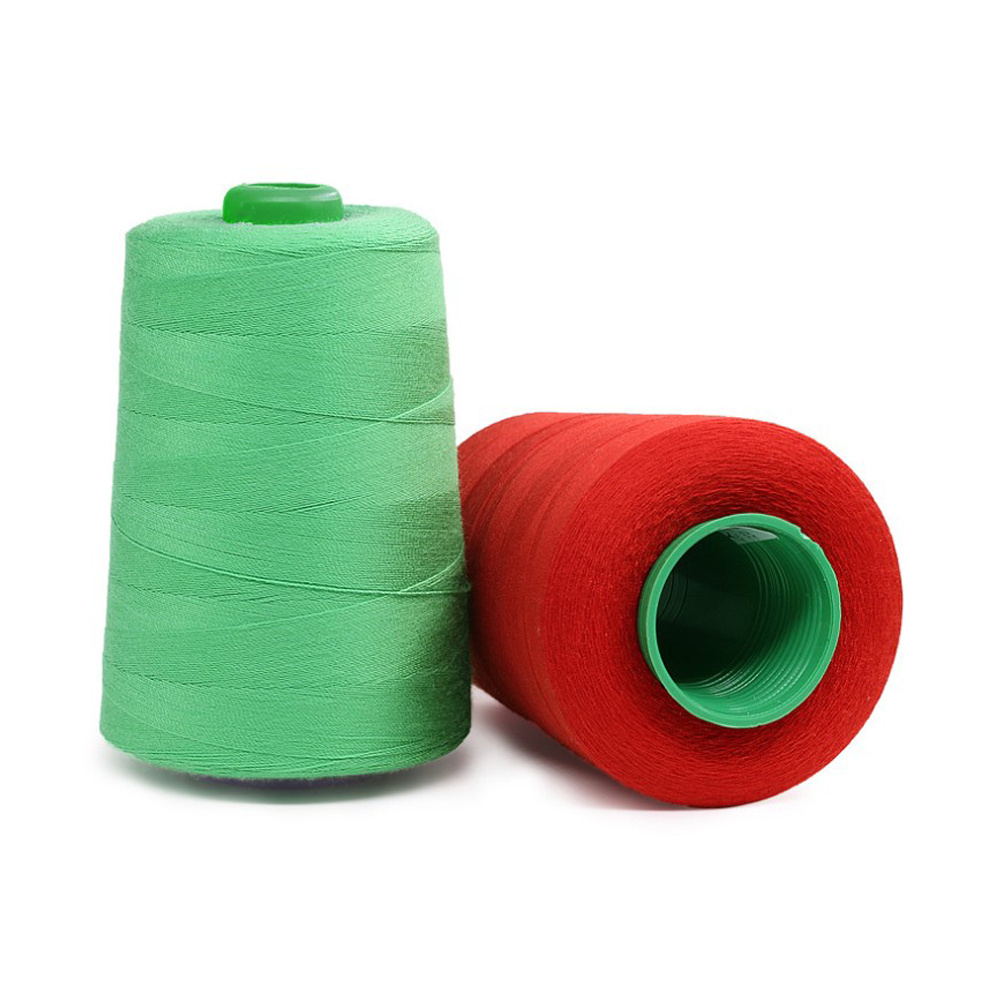 40/2 4000 meters/cone Bulk sewing thread 100% polyester white cone thread for sewing  tailor chalk thread nylon miyuki