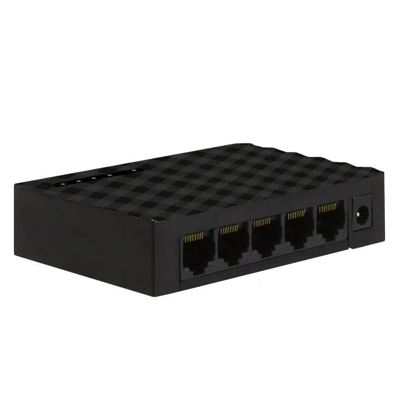 Huastlink New Arrival Mtk7530 10/100/1000 Mpbs 5 Ports Gigabit Network Switch