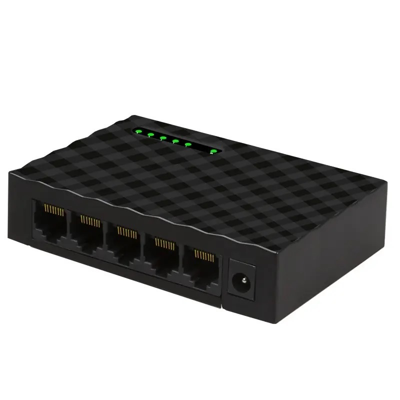 Huastlink New Arrival Mtk7530 10/100/1000 Mpbs 5 Ports Gigabit Network Switch