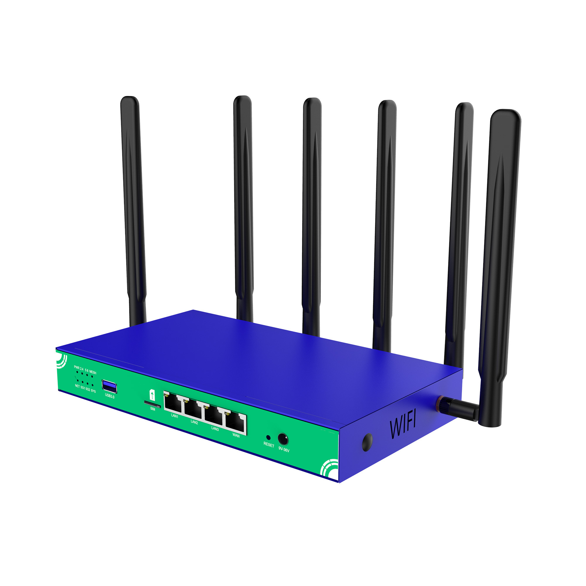 MTK7621 Wifi 6 AX1800 5G Sim Card Router Wired WAN Load Balancing Industrial Unlocked 4G 5G Lte Cellular Router