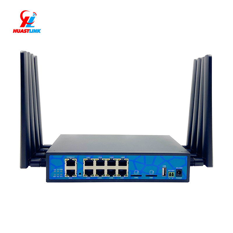 5G CPE Routers 23.05 OpenWRT MTK7981 Wifi6 3000Mbps Dual WAN 5G VPN Ipsec Router With RJ45 UART Port