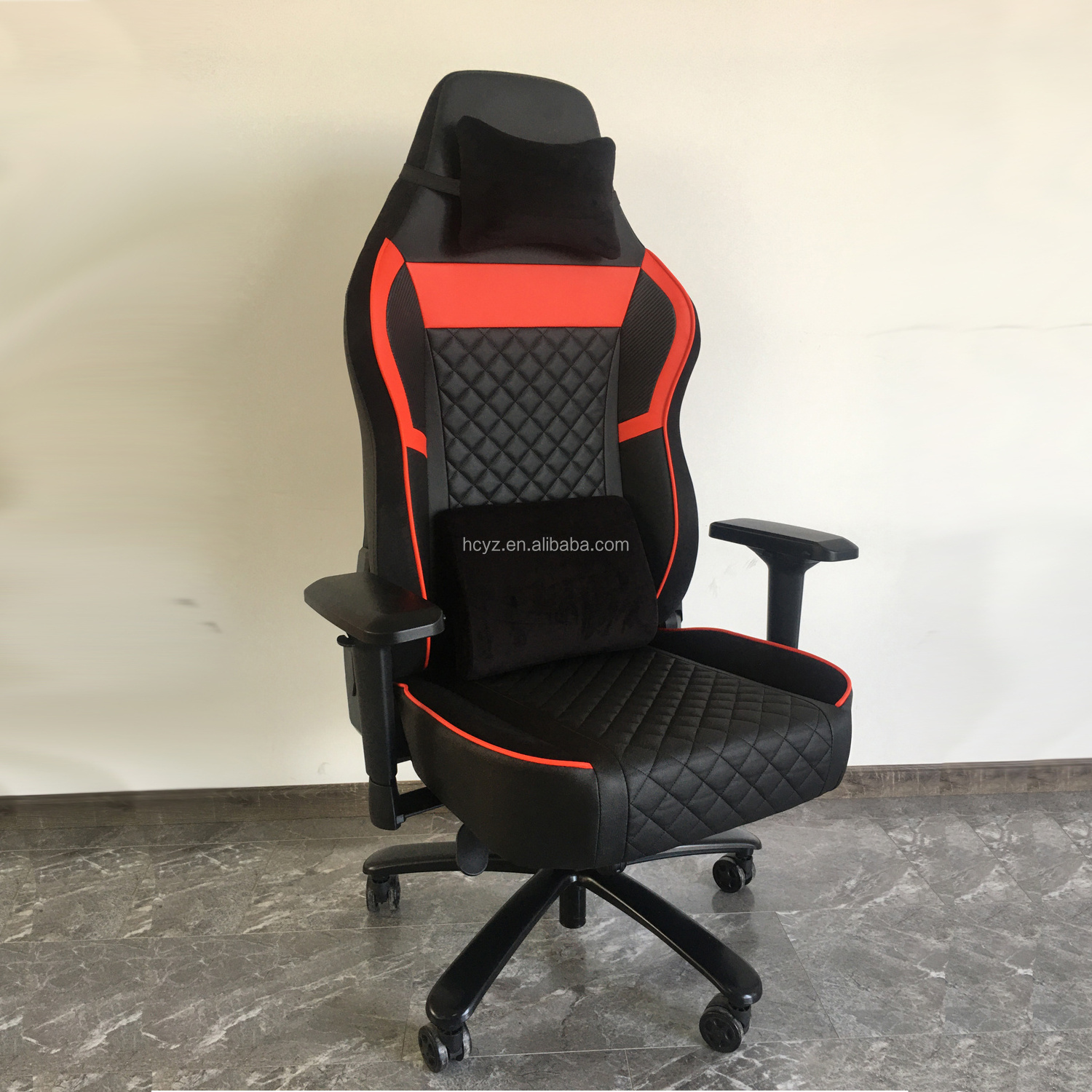 Gaming Chair Ergonomic Leather Swivel Recliner Racer Sport Gaming Chair Furniture Black Gamer Chair