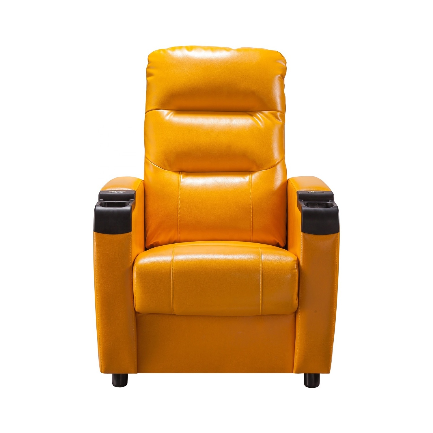 Y-SEATER Furniture Genuine Leather Power Electric Home Theater Cinema Recliner Sofa Chair Seating With Cup Holder