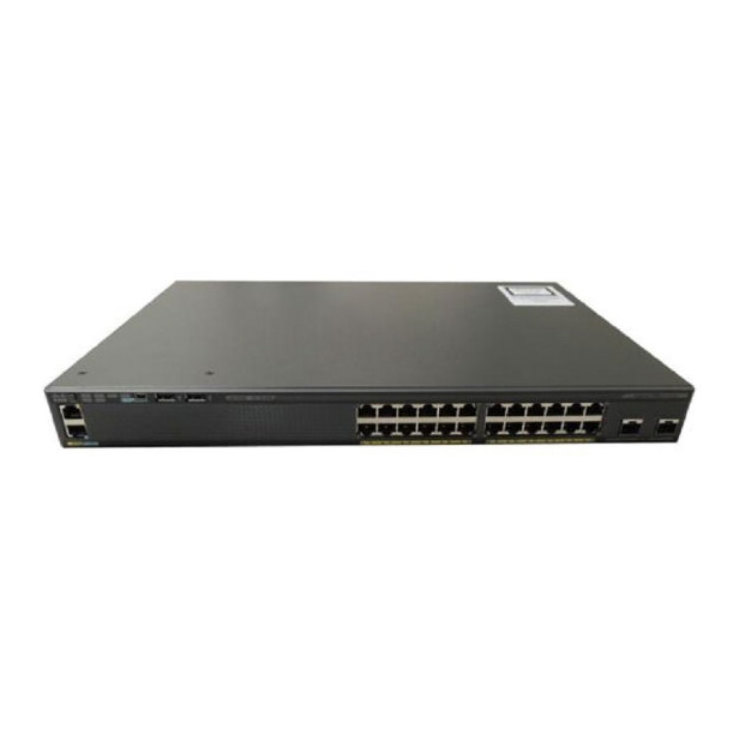 WS-C2960X-24PS-L New 2960-X 24 port GigE PoE 370W 4 x 1G SFP LAN Base 2960-X series Switch