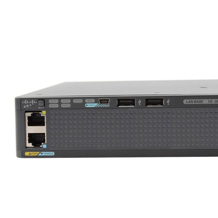 WS-C2960X-24PS-L New 2960-X 24 port GigE PoE 370W 4 x 1G SFP LAN Base 2960-X series Switch