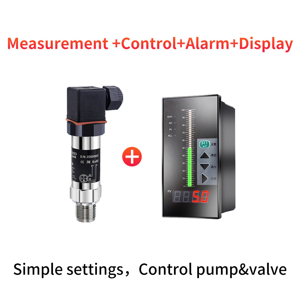 Pressure transmitter 4-20ma for air water oil gas pressure transducer with SS316L diffused silicon pressure sensor