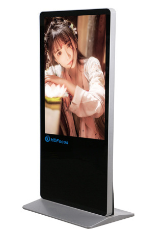 55 Inch Free Standing LCD Display Advertising Screen Mall Kiosk for Digital Signage