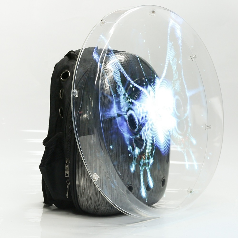 Wall Color holograma 3D Led Holographic 3D Backpack 3D Hologram Fan