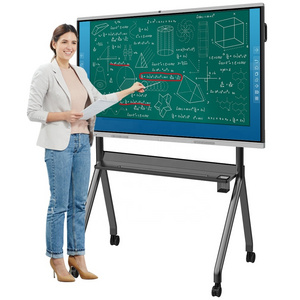 Large Mobile Portable Whiteboard Interactive White Digital Smart Board For School Classroom Kids Class Rooms Teaching Business