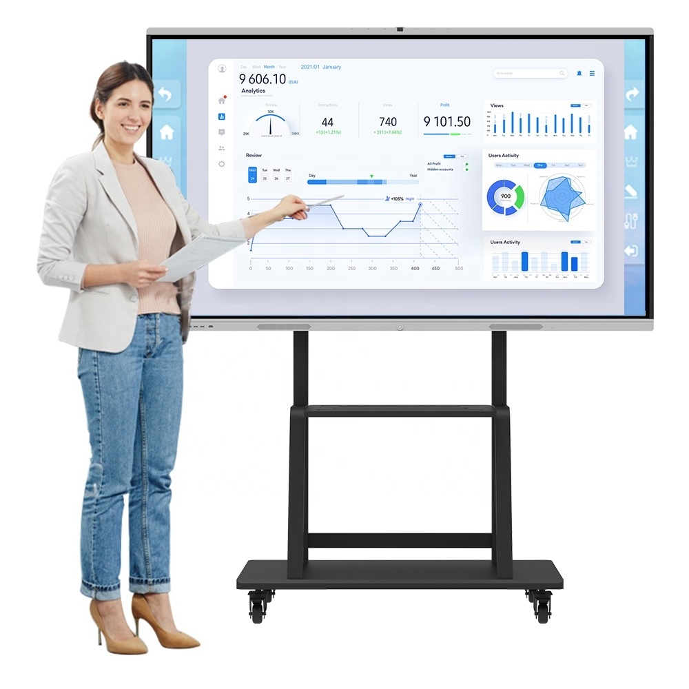 Floor Led Projector Blackboard Smart Board Panel 86