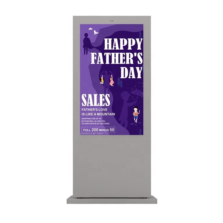 1500Nits To 2500Nits Module 55 Inch Digital Display Signage Double Sided Lcd Kiosk  Touch Screen  Android Wifi