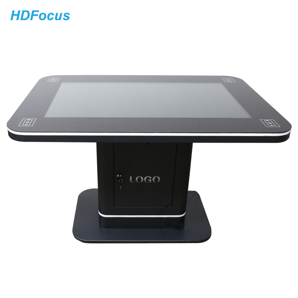 HDFocus 43inch Multi Touch Waterproof Interactive Lcd Screen Coffee Smart Game Table With Touch For Mall Restaurant