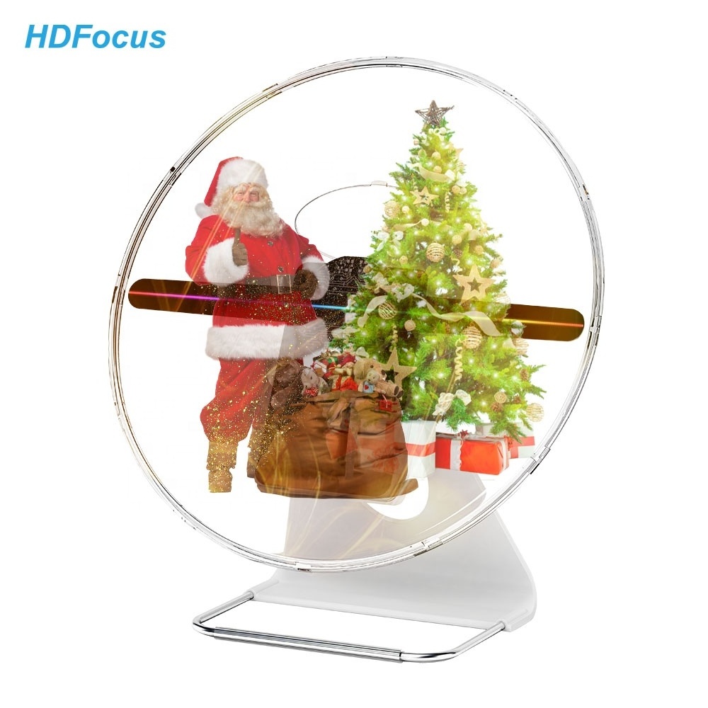 Led Display Cover Stand Hologram Hologram Fan Base Hologram Christmas Tree