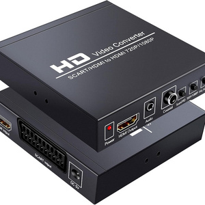 HDMI/Scart to HDMI+Coaxial Converter with 3.5mm interface,Automatically Detect RGB(50/60Hz), Composite Video(NTSC/PAL)