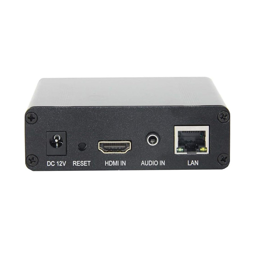 Live Streaming Encoder 1080P60 HDMI Input IP H.265 H.264 Video Encoder Wifi Broadcast Encoder IPTV Streamer Support Rtmp Rtsp