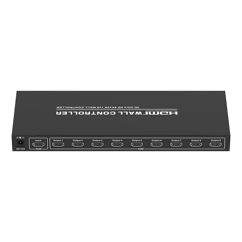 4K 30Hz HDMI Video wall controller 3x3 Multiviewer 9 ports HDMI Video wall splicer 1 in 9 out Video Wall Controller