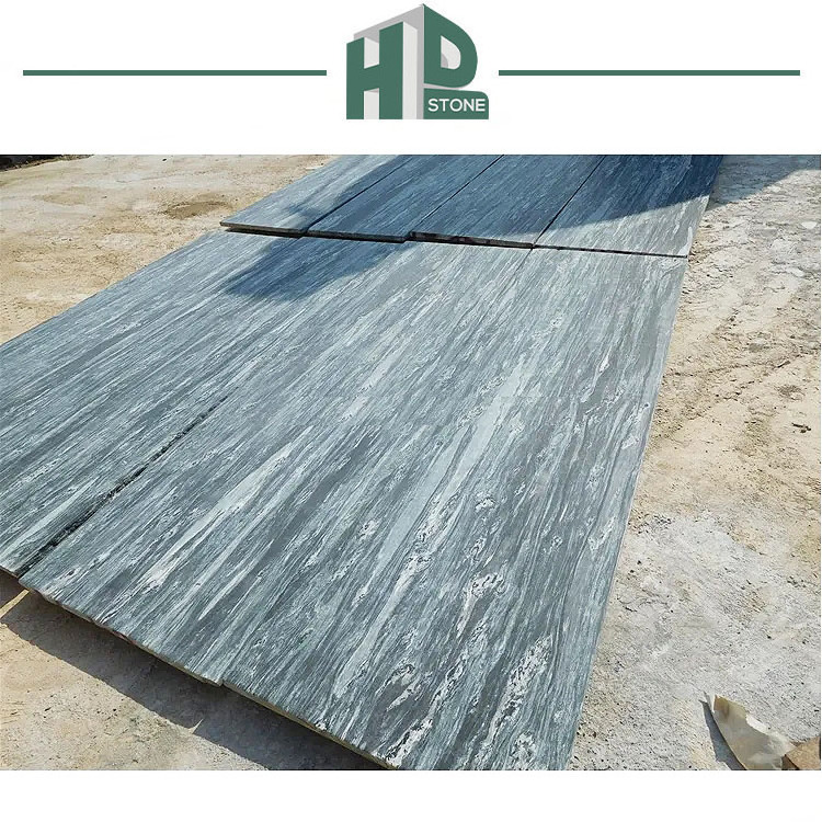 Green Waves Granite Stone Floor Tiles for Living Room