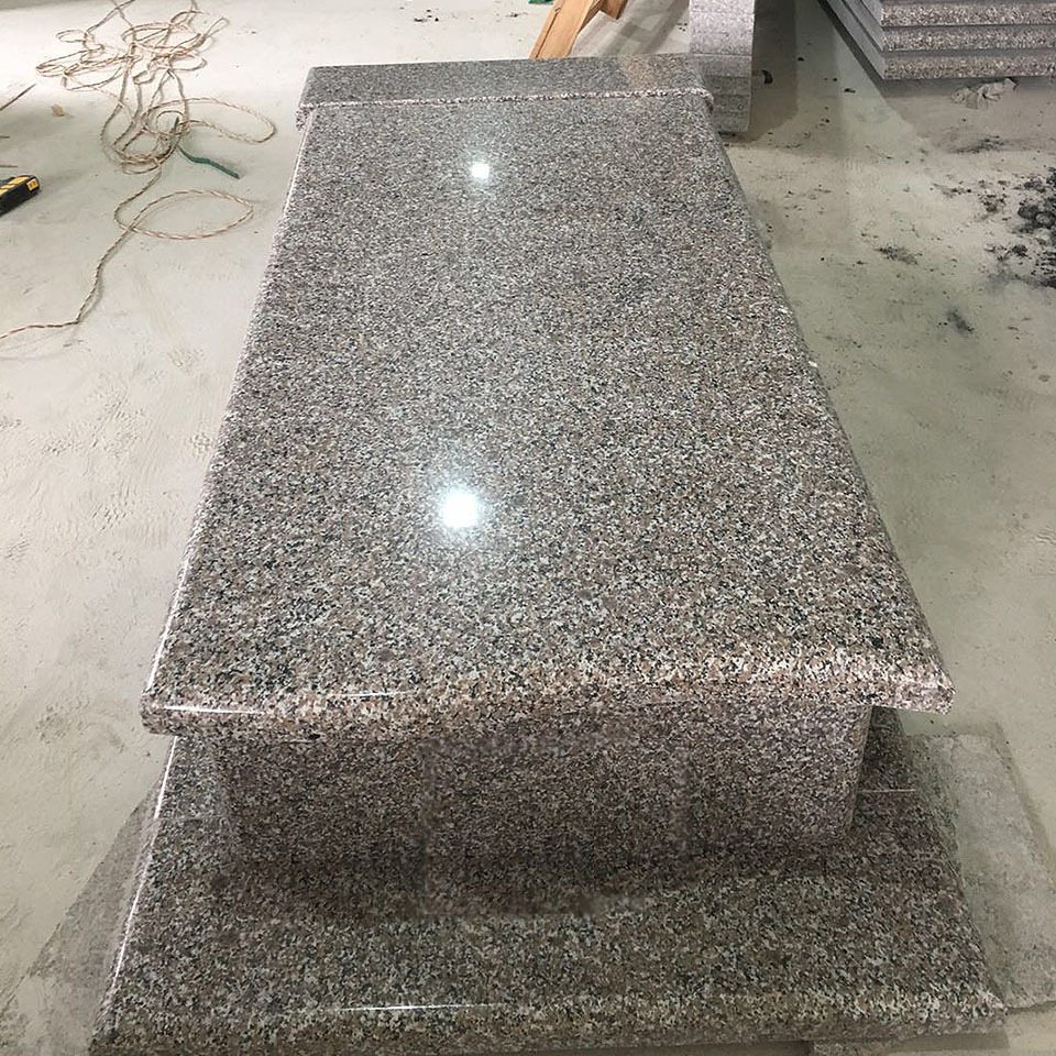 Wholesale G664 Granite Tombstone Slabs Grave Slab And Headstone Design Monument Granit Tombstone Customized