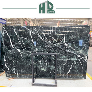 polished luxury stone green marble slabs for floor tiles design