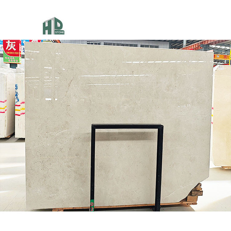 High Quality Crema Marfil Beige Marble Natural Stone Slab for Countertops Stairs and Window