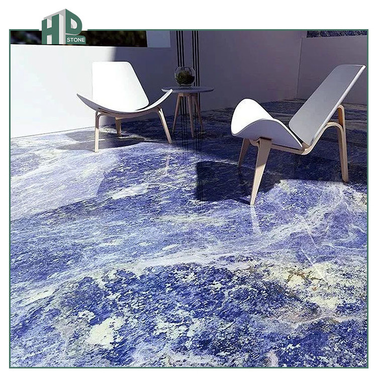 Bolivian blue Marble Slab Stone Luxury Marble for Countertops and Flooring