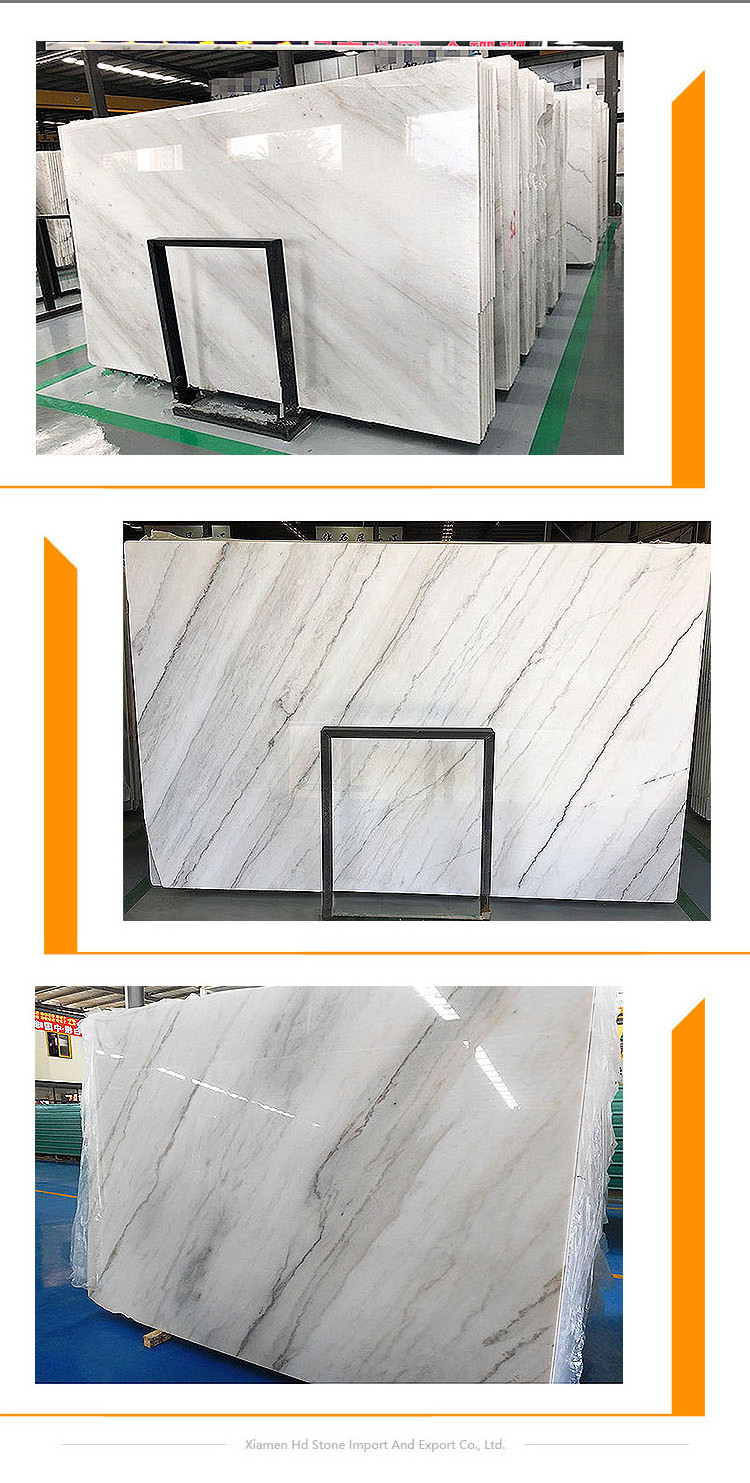 Natural White Marble with Grey Veins Cheap Guangxi White Popular White Marble Floor Tiles