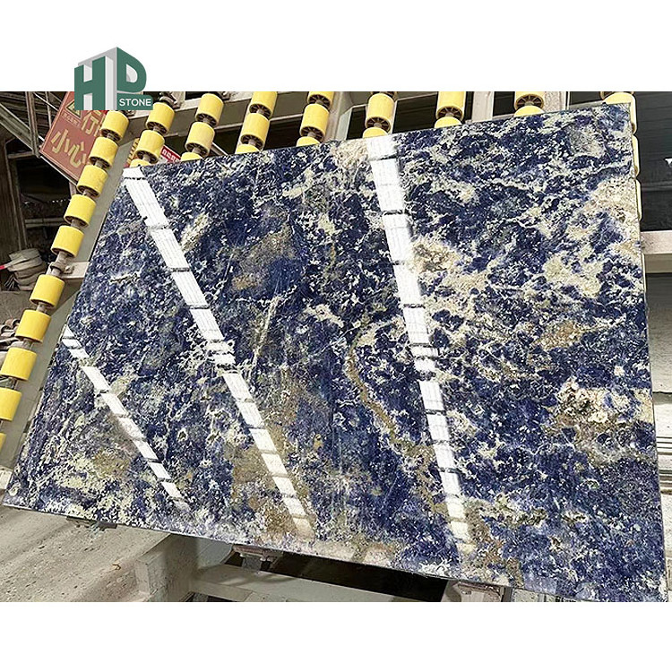 Bolivian blue Marble Slab Stone Luxury Marble for Countertops and Flooring