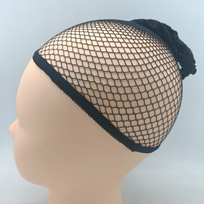 Wholesale mesh dome wig cap Elastic Wig Liner Cap Snood Nylon Stretch Weaving Mesh Net Fishnet Ladies Elastic Wig Caps