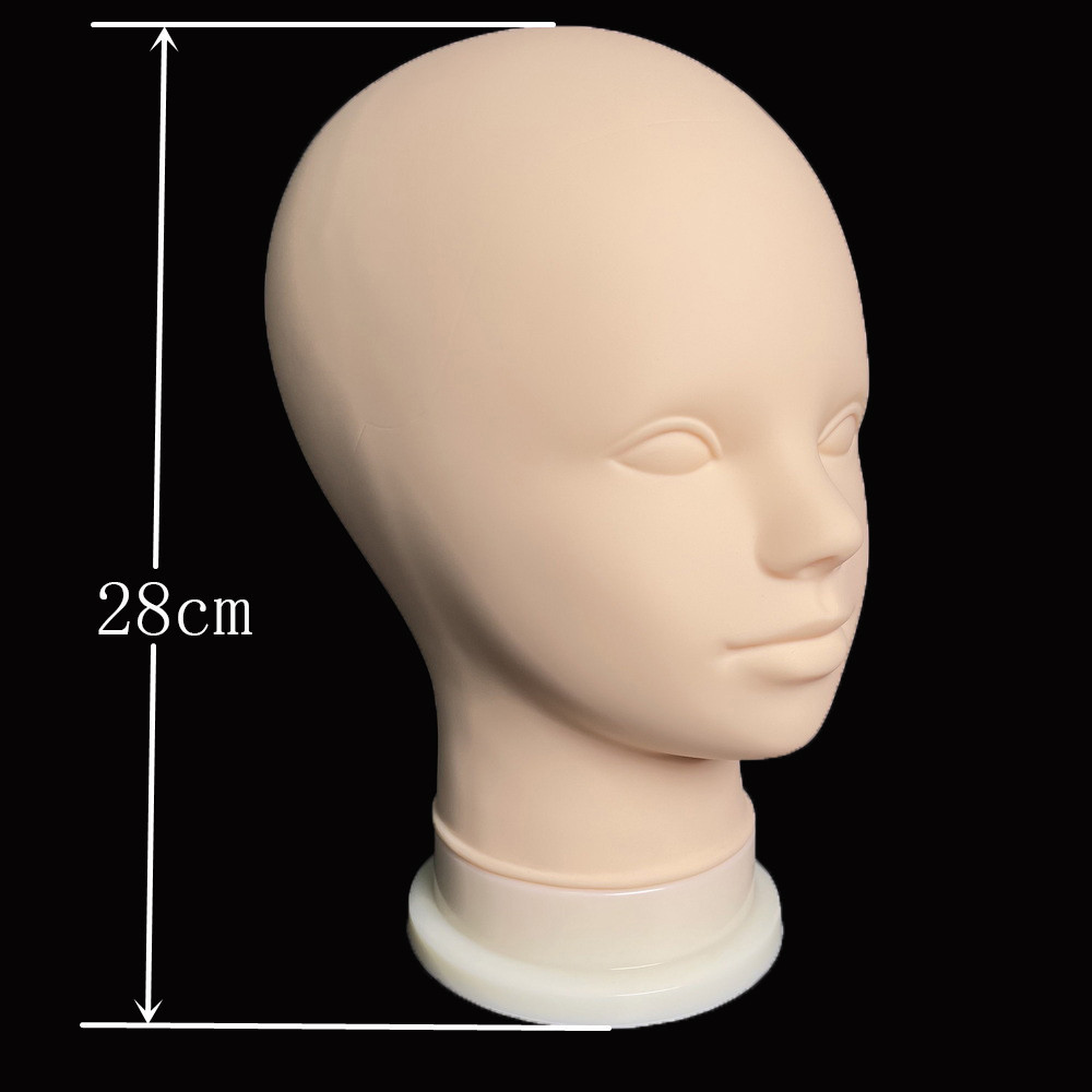 Wholesale price no ear woman mannequin head without shoulder mannequin head without hair for display wig cap