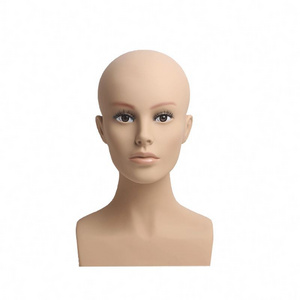 African Mannequin Head Without Hair For Making Wig Hat Display