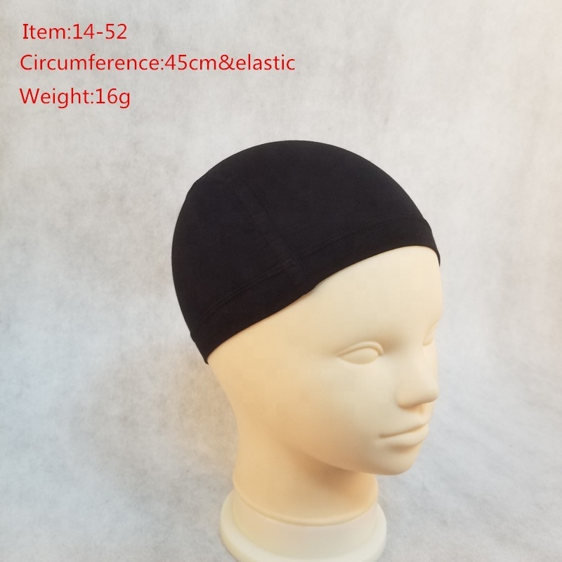 14-52 Hot Sale Spandex Net Dome Wig Cap Bamboo Fiber Spandex Wig Lining Caps  for Making Wigs