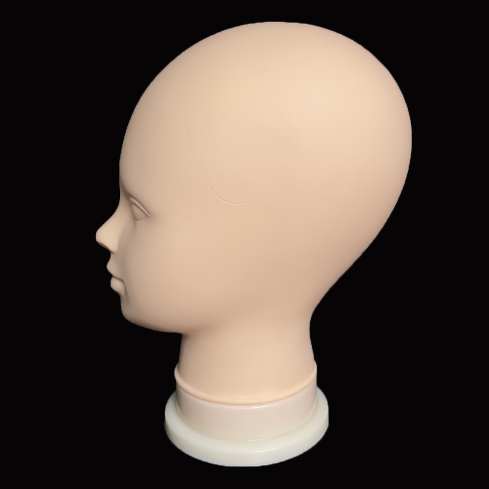 Wholesale price no ear woman mannequin head without shoulder mannequin head without hair for display wig cap