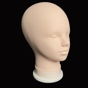 Wholesale price no ear woman mannequin head without shoulder mannequin head without hair for display wig cap