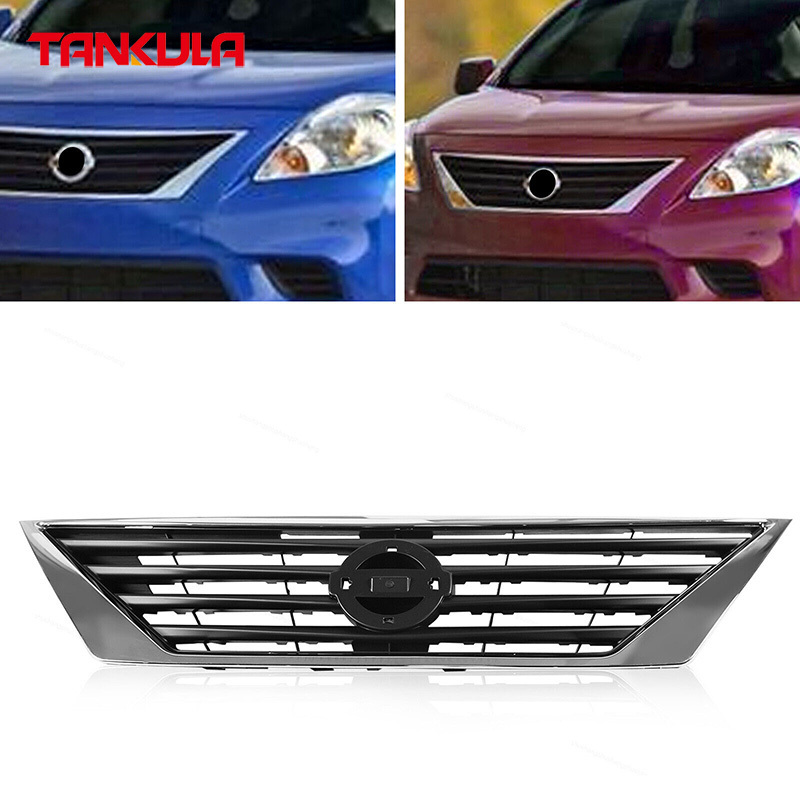 Tankula Auto Body Parts Car Front Radiator Grill Grille Front Grill For Nissan Versa Sunny 2011 2012 2013