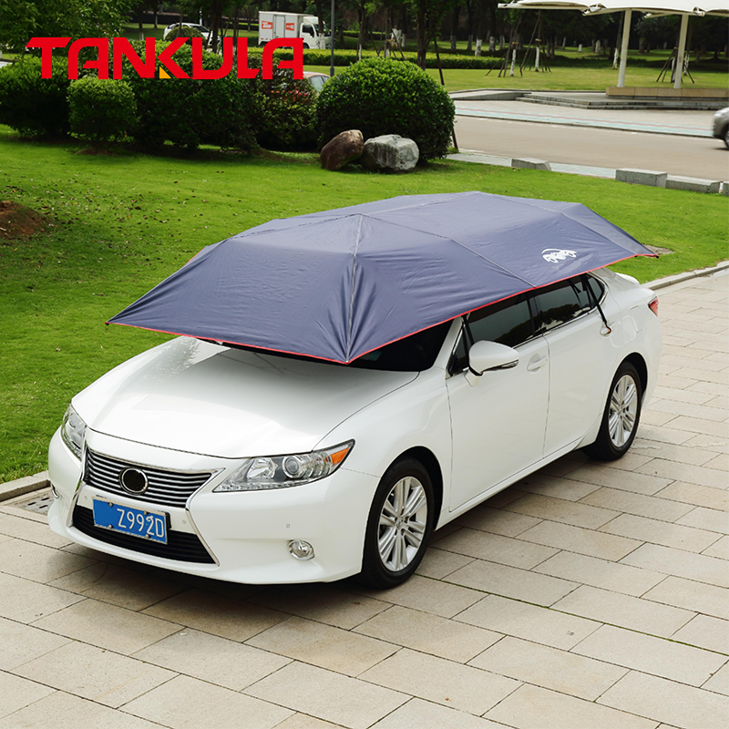 Factory Price Car Cover Outdoor Sun-basking Water Sunscreen Collapsible Multifunctional Car Umbrella Car Covers