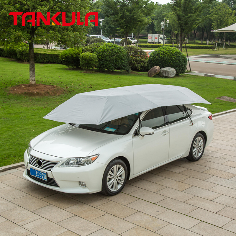 Factory Price Car Cover Outdoor Sun-basking Water Sunscreen Collapsible Multifunctional Car Umbrella Car Covers