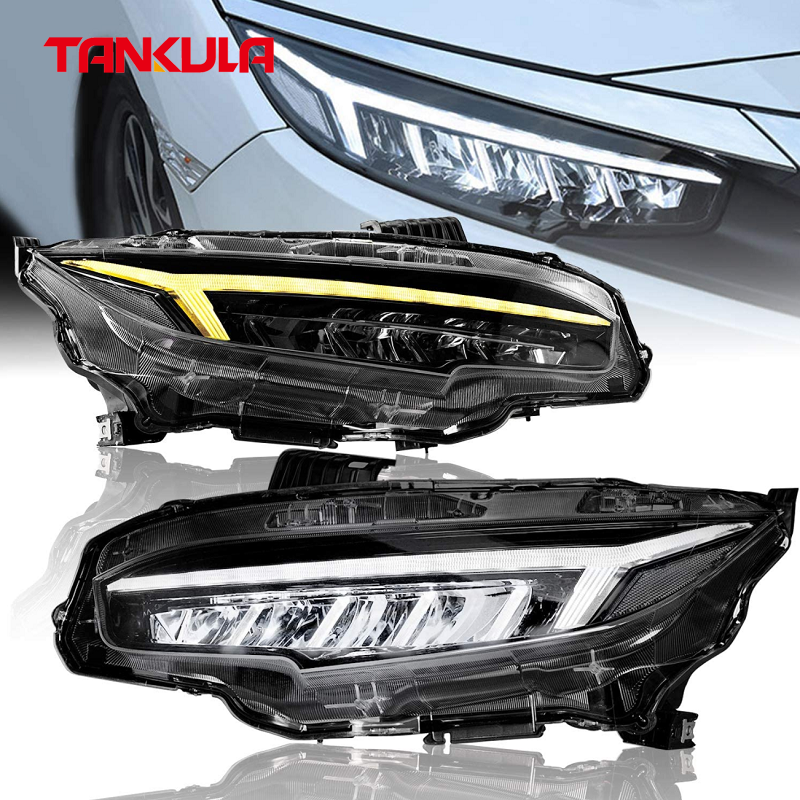 Auto Body Parts Headlamps Headlight Car Head Light Modification Headlamps For Honda Civic 2016 2017 2018 2019 2020