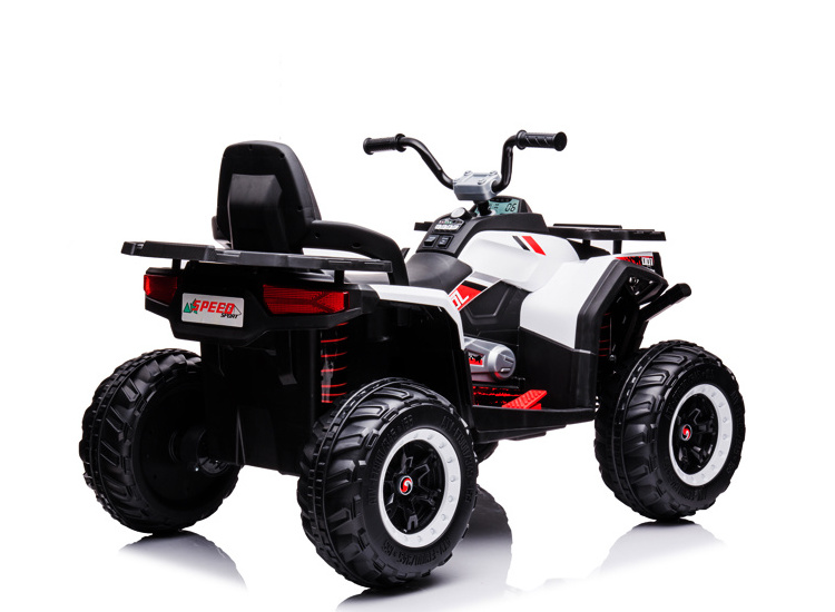 12V Kids Ride-on Electric ATV, 4-wheeler Quad Car Toy W/bluetooth Audio, Treaded Tires, LED Headlights, Radio,3.7mph Max Speed