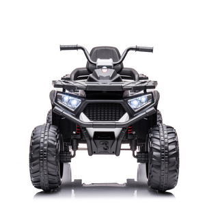 12V Kids Ride-On Electric ATV, 4-Wheeler Quad Car Toy w/Bluetooth Audio, Treaded Tires, LED Headlights, Radio,3.7mph Max Speed