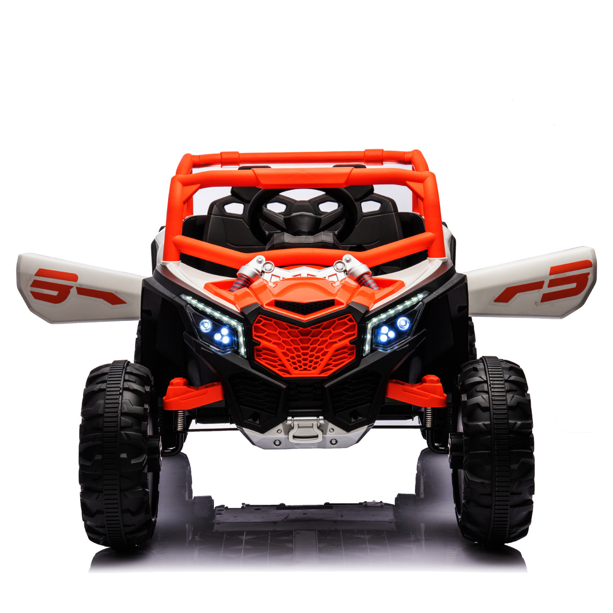 12v 7Ah 2-Seater Ride On Truck Electric Ride On Car for Kids  Battery Powered Off-Road Ride on Toys, LED Lights, Music