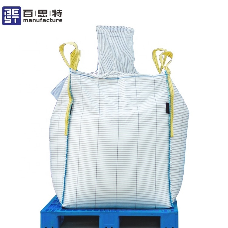 Big Bag Conductive FIBC Type C Anti Static Bulk Bag for Hazmat Chemicals