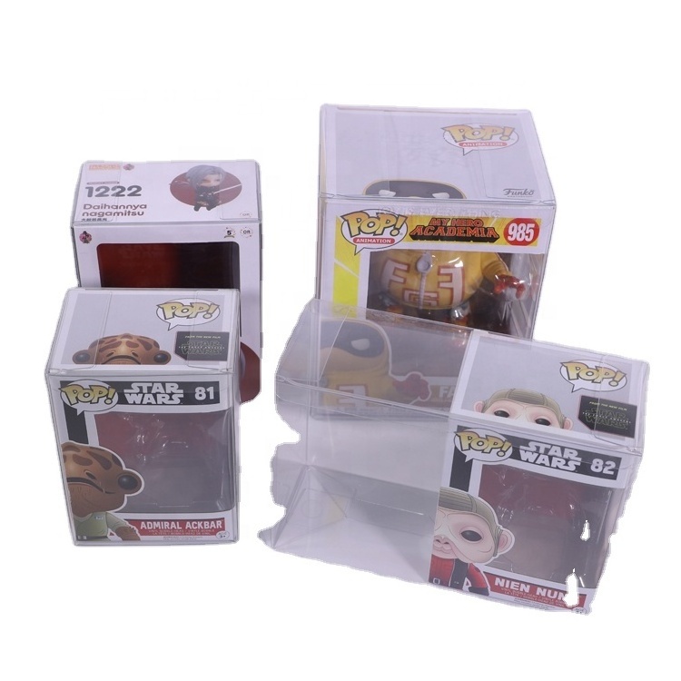 Funko Pop Case Display Vinyl Protector 4 inch PET Packaging Box Funko Pop Boxes Manufacturer