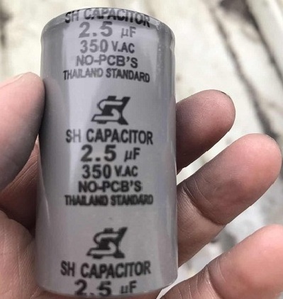 Sk capacitor for fan 2.5uf 450v motor industrial electric fan capacitor 50/60hz 3.5uf