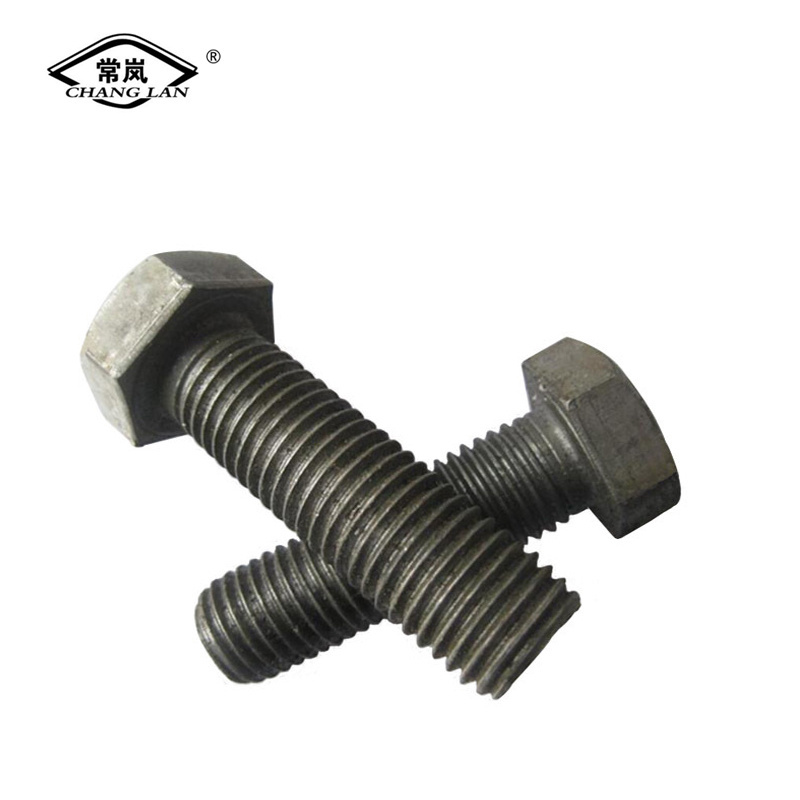 DIN 933 DIN 931 Yellow Zinc Plated Hexagon Head Bolts Hex Bolts and Nuts