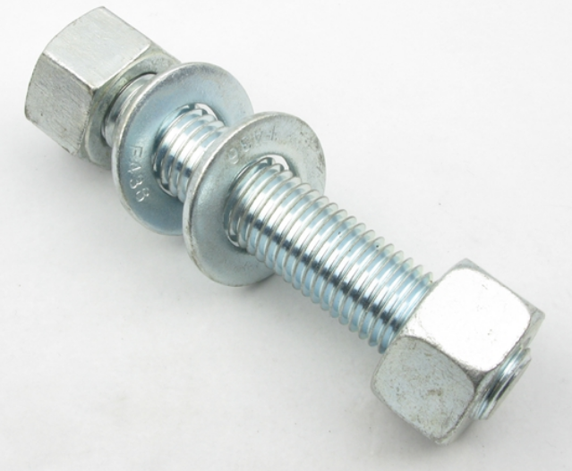 DIN 933 DIN 931 Yellow Zinc Plated Hexagon Head Bolts Hex Bolts and Nuts