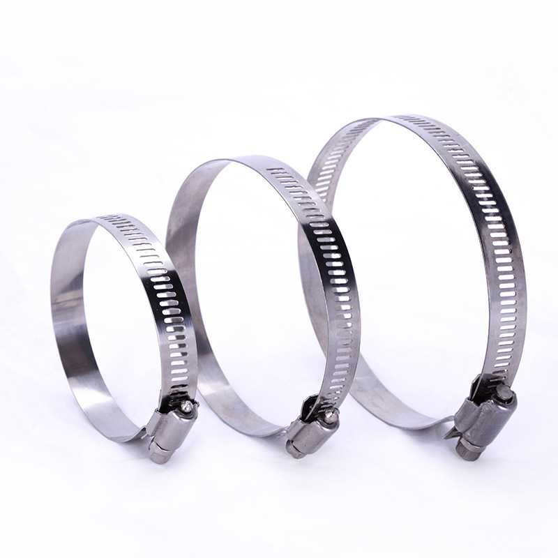 304 Spring Hose Clamp Stainless Steel Pipe Band Clamps Type Hose Clamp