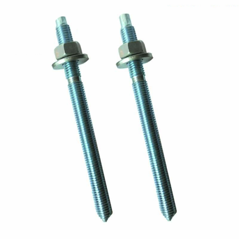 China oem carbon steel zinc chemical anchors bolts for concrete