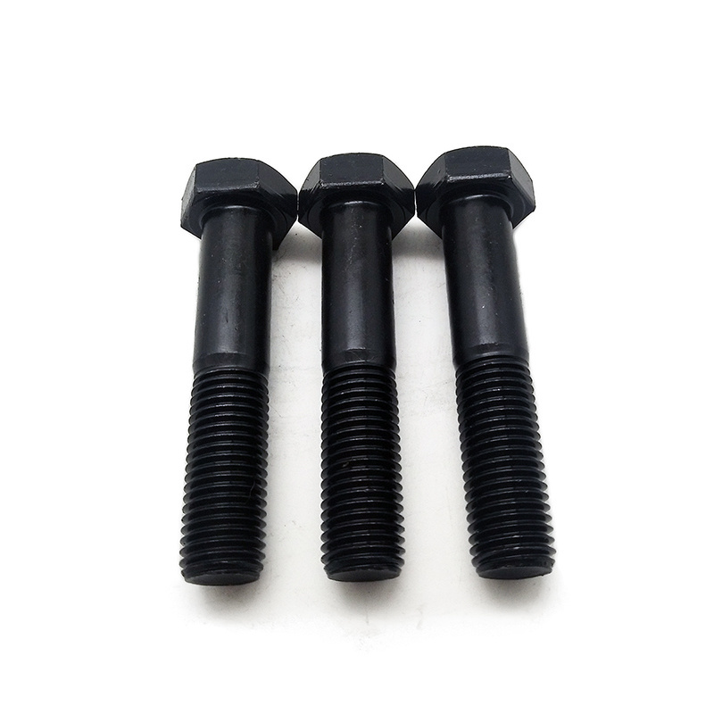 Geomet 500 Dacromet Surface treatment service Black Zinc Hex Bolt High Strength UN UNF UNC Left thread Right thread custom bolt