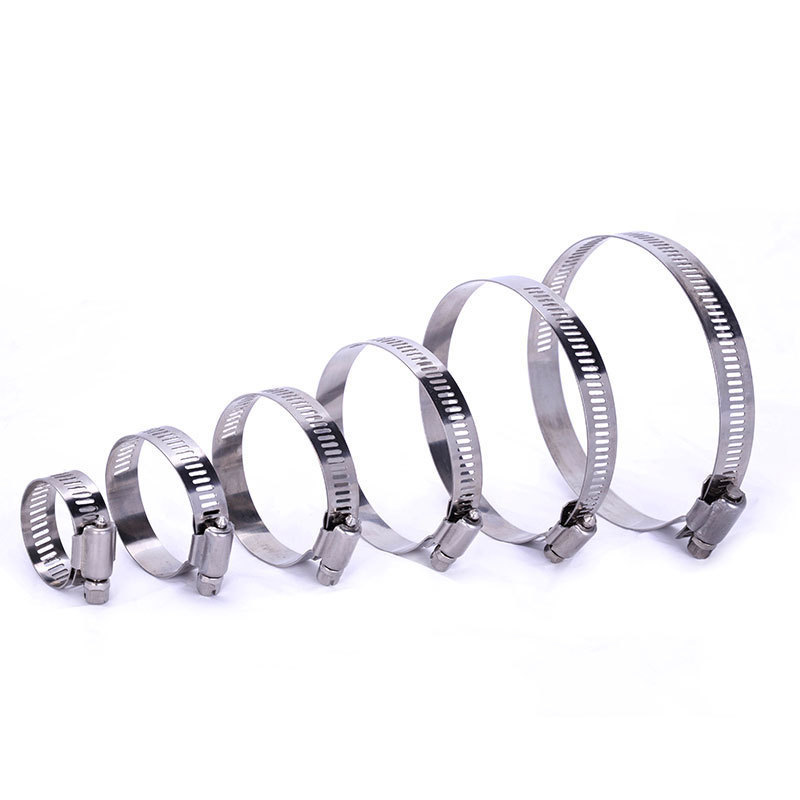 304 Spring Hose Clamp Stainless Steel Pipe Band Clamps Type Hose Clamp