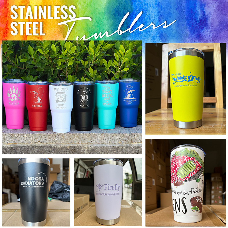 custom logo printing leak proof 30 oz powder coated stainless tumbler double walled 30oz water coffee travel mug with screw lid